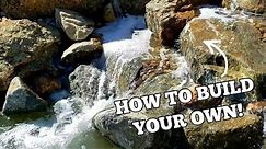 How To Build Your Own Backyard Waterfall and Koi Pond!