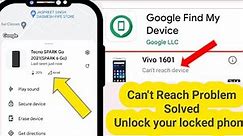 Find my device can't reach problem solved 200% | Find my device |