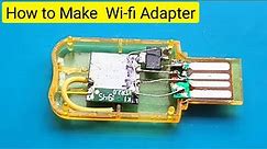 How to Make Wifi Adapter || Wifi Card MT7601