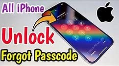All iPhone Forgot Passcode Unlock | How To Unlock iPhone Password Lock | Remove iPhone Passcode
