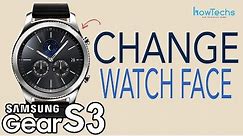 Samsung Gear S3 - How to Change Watch Face / Customize Watch Face