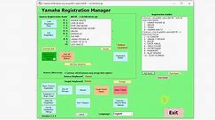 Yamaha Registration Manager - move registrations