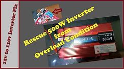 That's Easy! Inverter Repair - 12v to 110v Fix - Overload Beeps