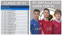 PES 2019 | Classic Option File Installation Guide - PC