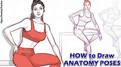 how to draw a lady sitting pose | female pose drawing | figure drawing practice