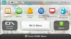 Wii U: Menu Overview