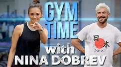 Nina Dobrev Crushes my Workout | Gym Time w/ Zac Efron