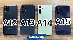Samsung Galaxy A12 vs A13 vs A14 vs A15
