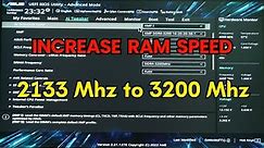 How to change RAM speed in BIOS | Enable XMP on Asus BIOS