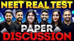 NEET Real Test - Paper Discussion | NEET 2024