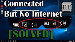 How To Fix WiFi Connected But No Internet Access (Windows 10, 8, 7)