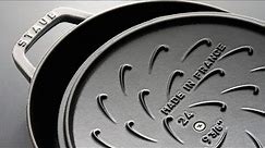 Essential French Oven with the “Chistera Drop-Structure” Overview | Cast Iron Dutch Oven | STAUB