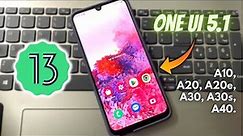 Install Android 13 One Ui 5.1 Port on Samsung Galaxy A30