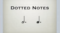 Free Music Theory - Dotted Notes Explained