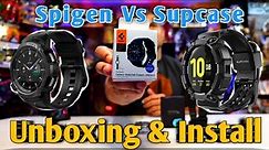 Spigen Rugged Armor Pro Vs Supcase Unicorn Beetle for Galaxy Watch4 Classic - [Unboxing & Install]