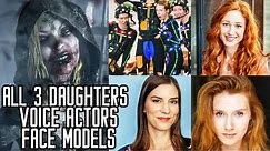 All Lady Dimitrescu Daughters Voice Actors Cast Resident Evil 8 Village Faces of Main Characters