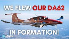We Flew our Diamond Aircraft DA62 in Formation! | DA62 & DA42 Air to Air Footage