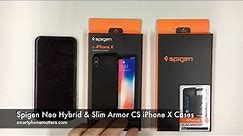 Spigen Neo Hybrid & Slim Armor CS iPhone X Cases