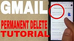 ✅ How To Permanently Delete Gmail Email Account 🔴