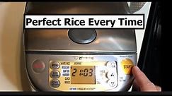 How to Cook Perfect Rice Every time | "Zojirushi" Rice Cooker