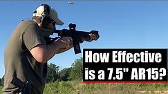 How Effective is a 7.5 Inch AR-15?