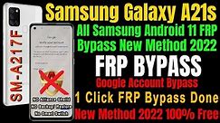 Samsung A21s SM-A217F FRP Bypass Unlock Tool | FRP Unlock Free 2022