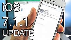 NEW iOS 7.1.1 Update Released - What's New Overview