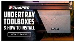 ToolPRO Undertray Tool Boxes + How to Fit // Supercheap Auto