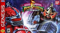 Mighty Morphin Power Rangers: The Fighting Edition - (Unlicensed) Sega Genesis Version