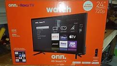 unbox 100-dollar Smart 24in TV from Walmart Walmart brand