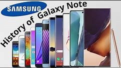 History of the Samsung Galaxy Note || Samsung Galaxy Note Evolution (Updated)