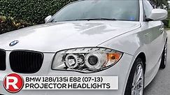 DIY Install: Spec-D Projector Headlights BMW 128i/135i E82 (07-13) LED Halo - Black/Chrome - How To