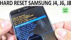 HARD RESET Samsung Galaxy J4, J6, J8 (2018)