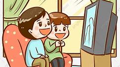 Man Watching Tv Clipart Transparent Background, Couple Watching Tv Video, Watching Tv, Color, Decoration PNG Image For Free Download