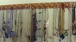 Quick and Easy Necklace and Jewelry Organizer