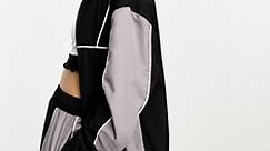 COLLUSION Nylon track zip jacket in black | ASOS