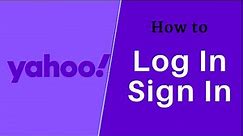 How to Sign in to your Yahoo Account l Yahoo.com Login 2021