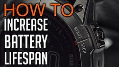 How to get more battery lifespan with Garmin Fenix
