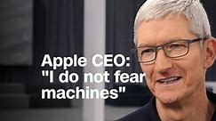 Apple CEO: I'm not worried about machines taking over the world