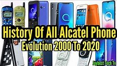 All Alcatel Mobile Phones Evolution 2000 To 2020