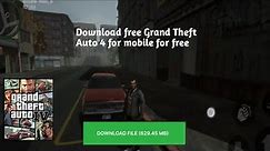 Download Gta 4 for free in mobile iOS and Android both will work #gta #gta4 #free #gta5