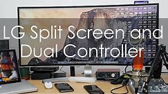 LG UltraWide Monitor Split Screen & Dual Controller Functionality