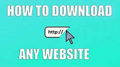 How To Download A Website and View Website Offline | Save Webpage in Chrome, Edge, Brave, etc.