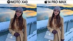Motorola Moto X40 vs iPhone 14 Pro Max Camera Test
