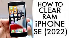 How To Clear RAM On iPhone SE (2022)!