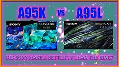 Sony A95L (Top) Vs Sony A95K (Bottom) | Vivid Mode Picture Comparison