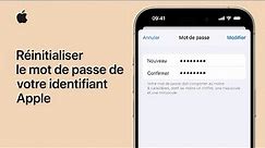 Réinitialiser le mot de passe de votre identifiant Apple sur votre iPhone | Assistance Apple