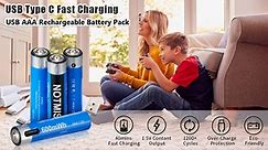 USB AAA Rechargeable Battery Pack
