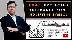 GD&T: Projected Tolerance Zone Modifying Symbols | Kevin Kutto | Designgekz