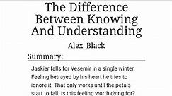 The Difference Between Knowing And Understanding | A Jaskier/Vesemir Podfic